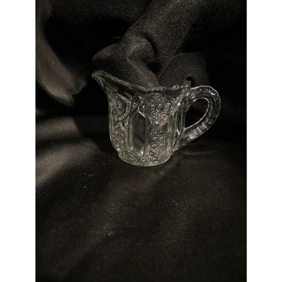 Early American Pressed Glass Creamer Pitcher - Picture 9 of 9